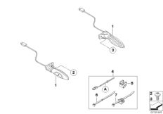 Inbouwset LED-knipperlicht