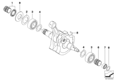 Crankshaft bearings