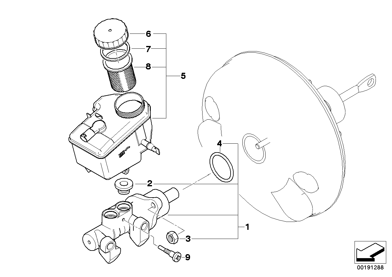 Brake master cylinder