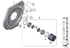 Plaque adaptatrice / embrayage