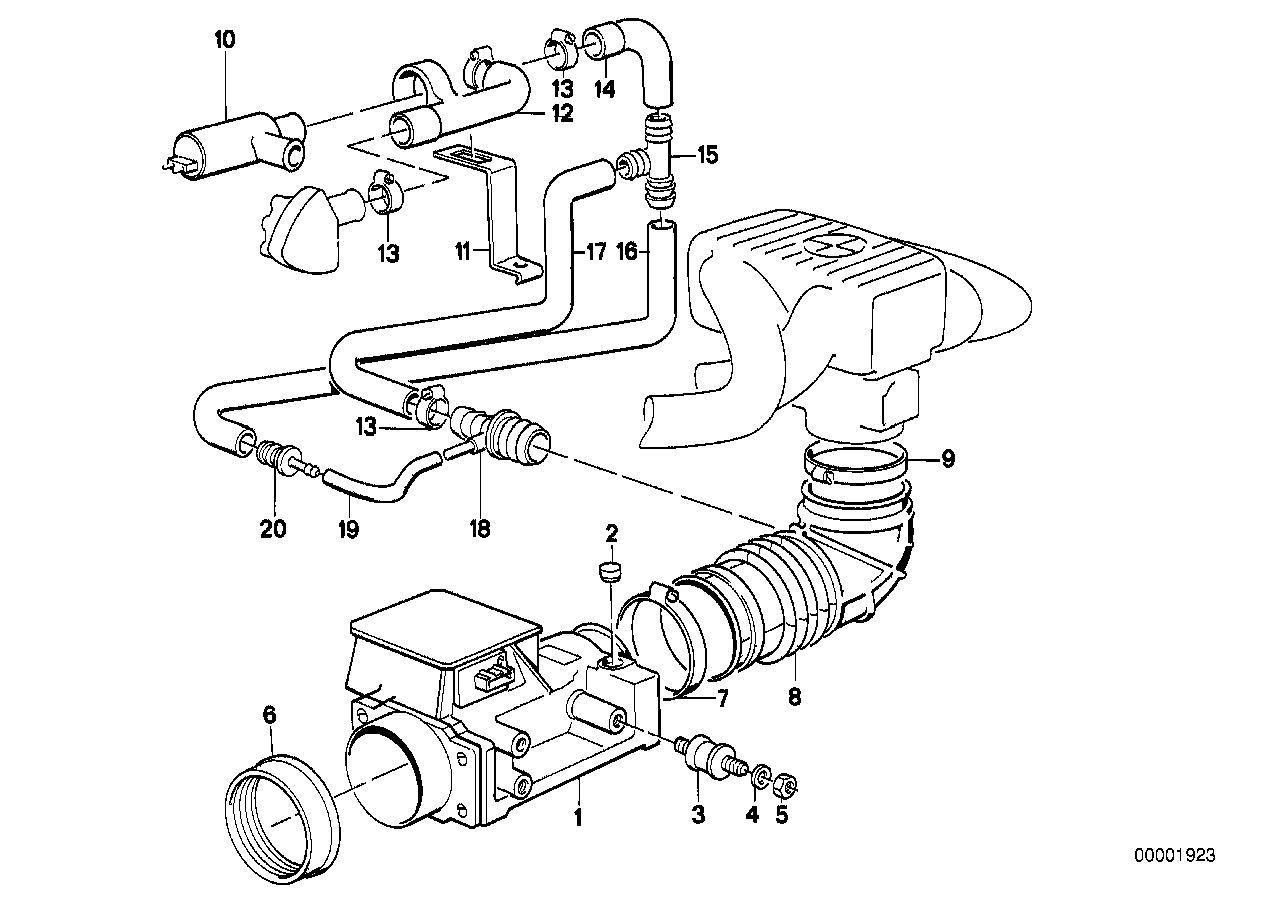 Contador volumétrico de aire