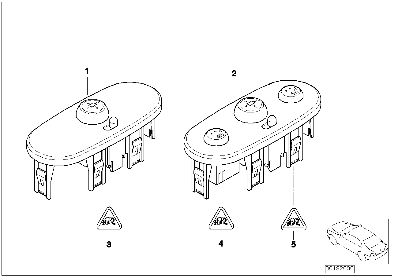 Kontakt spegelinställning