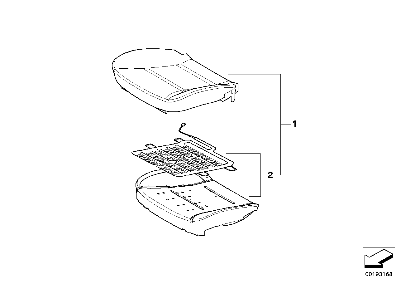 Asiento del. acolch. y tapiz. as. básico