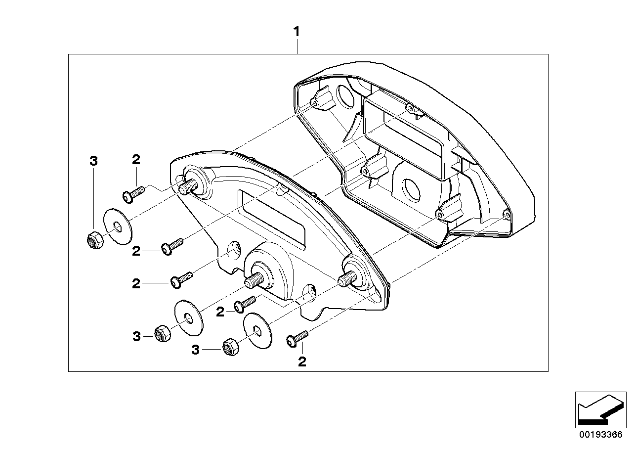 Adapter tyln. św. pozyc. LED