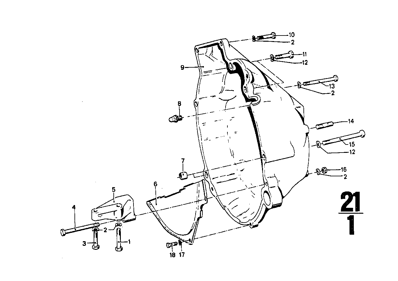 Campana interna della frizione