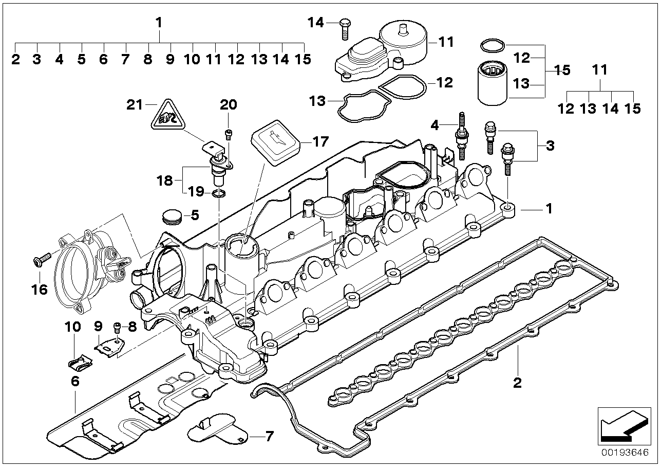 Cylinder head cover