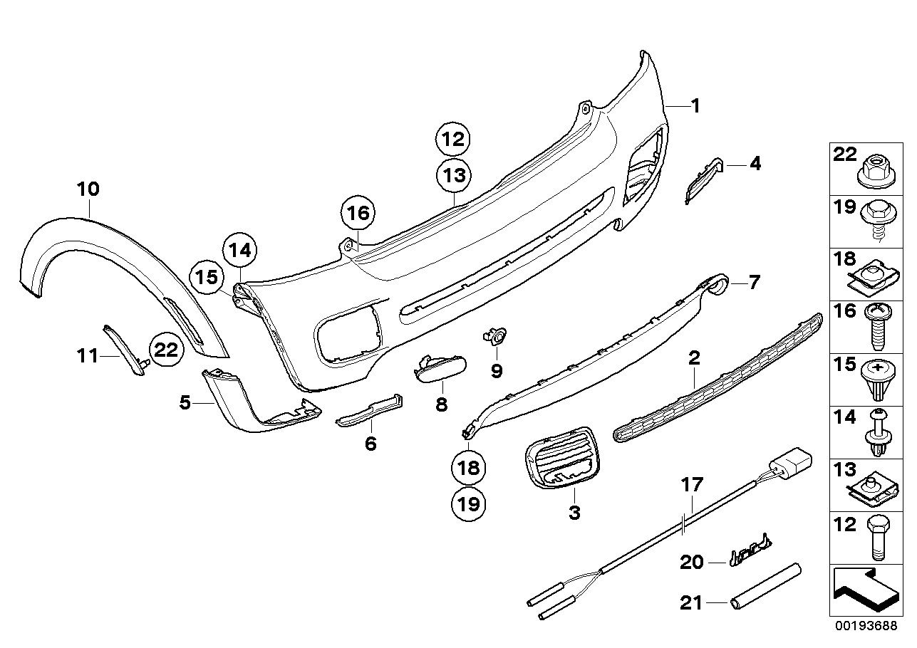 Heckverkleidung JCW Aerokit Wagenfarbe