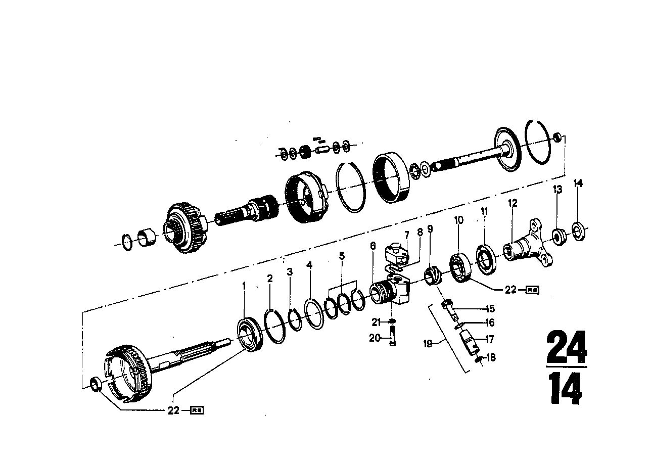 ZF 3hp20 serie planetari