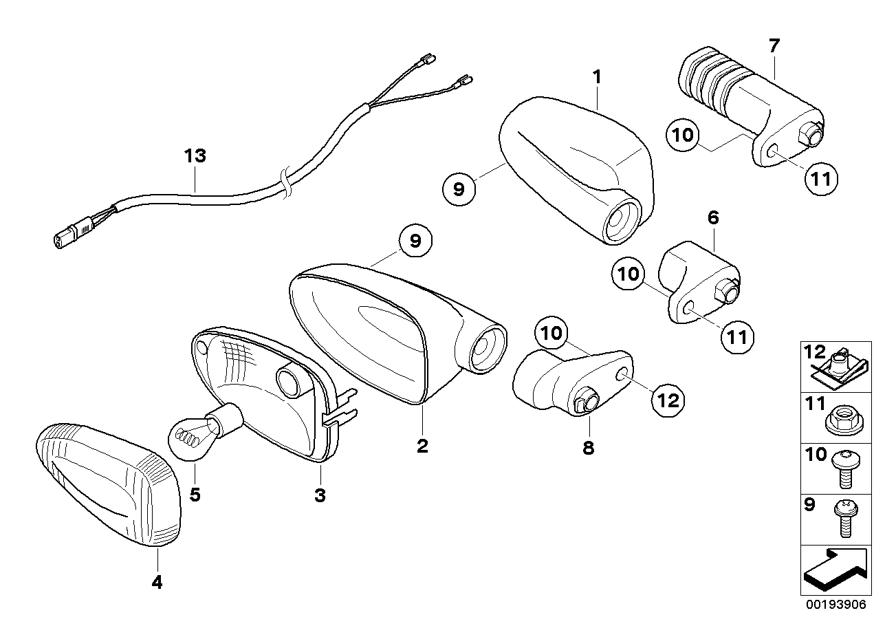 Clignotants blancs