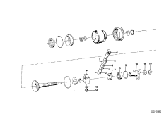 Bw 65 sats planethjul/avdrivning