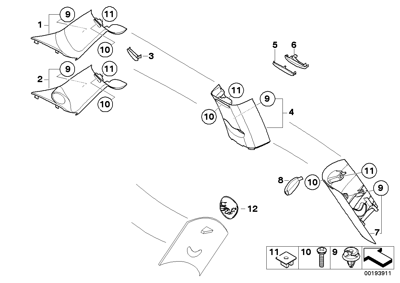 饰件 A / B / C 柱