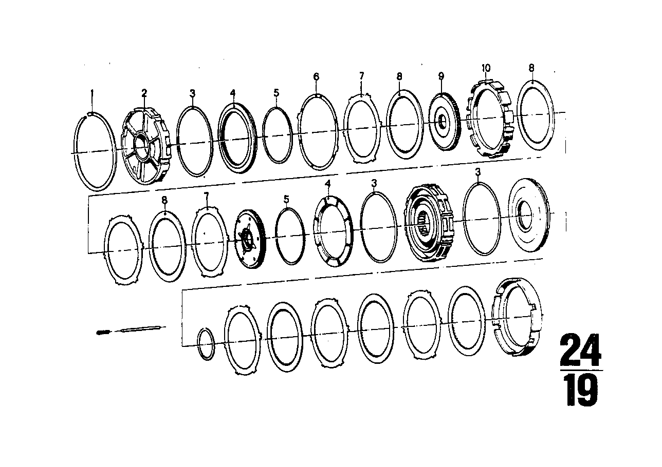 ZF 3hp20 frizione di trasmissione A/B