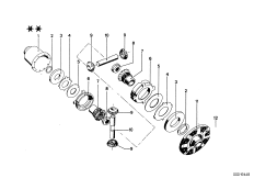 Limited slip diff.unit-single parts