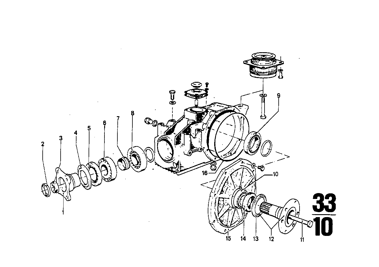 Rear-axle-drive parts