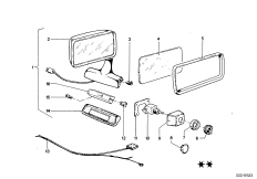 Retrovisor exterior eléctrico