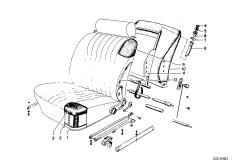 Sitz vorn Sitzbetätigung Einzelteile