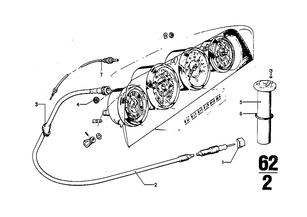 Veio do velocímetro - peças adicionais