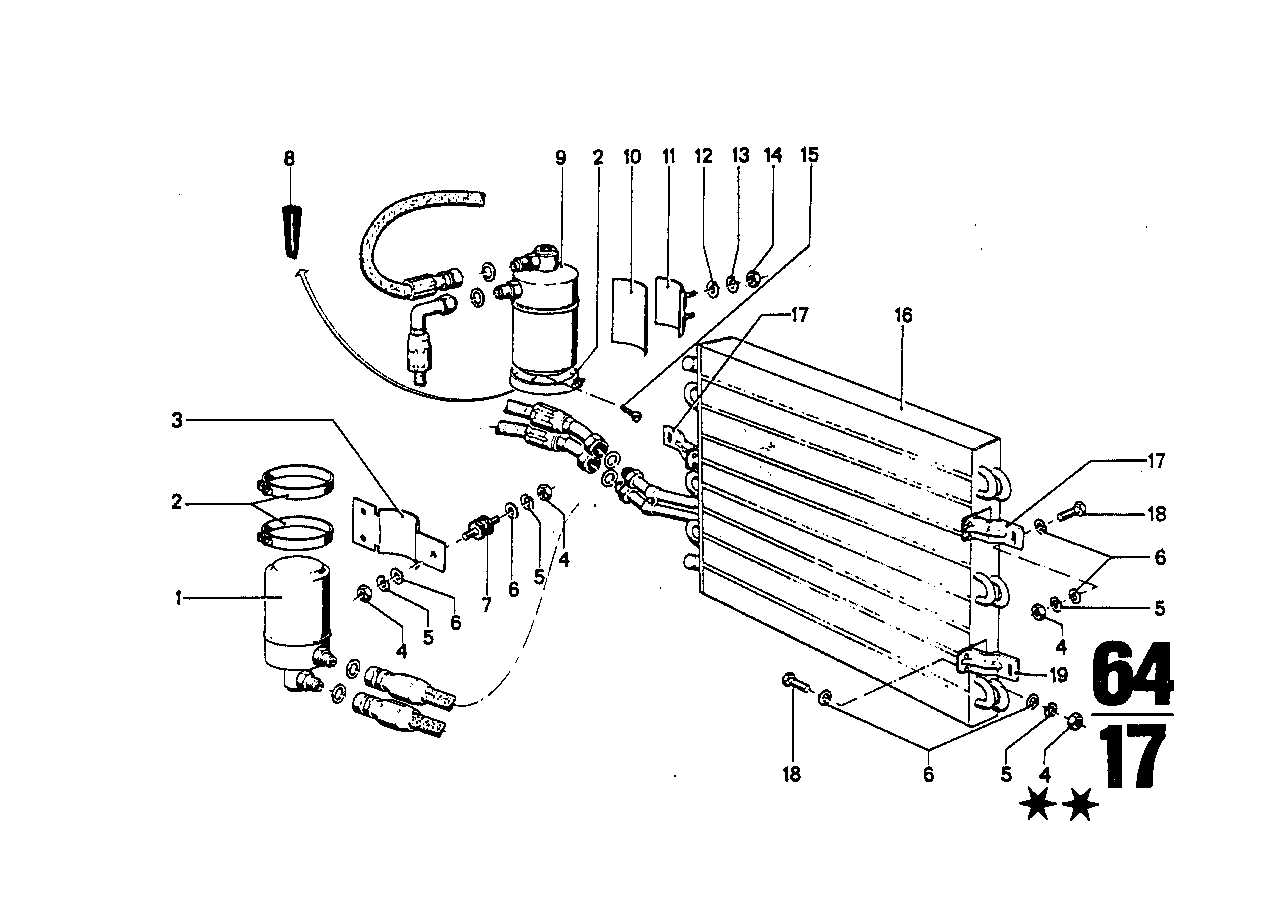 Air conditioning unit parts