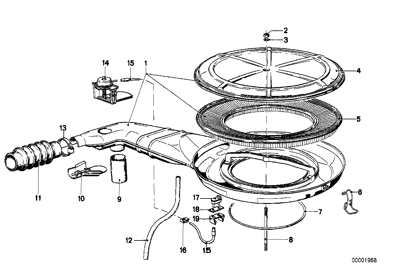 Aanzuiggeluidsdemper / Filterelement