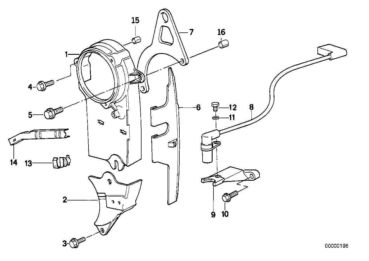 Räderkastengehäuse oben