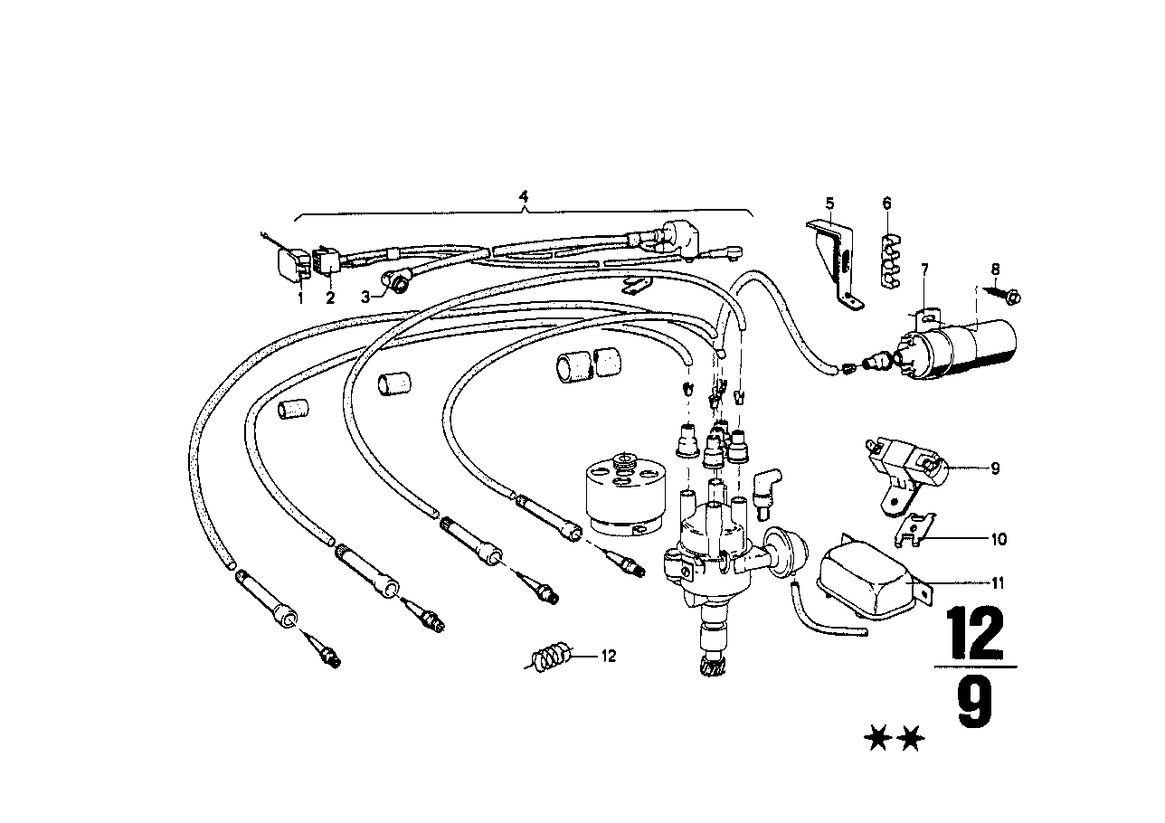 Ignition coil/spark plug