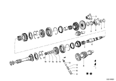 Getrag 242 gear wheel set parts/Rep.kits