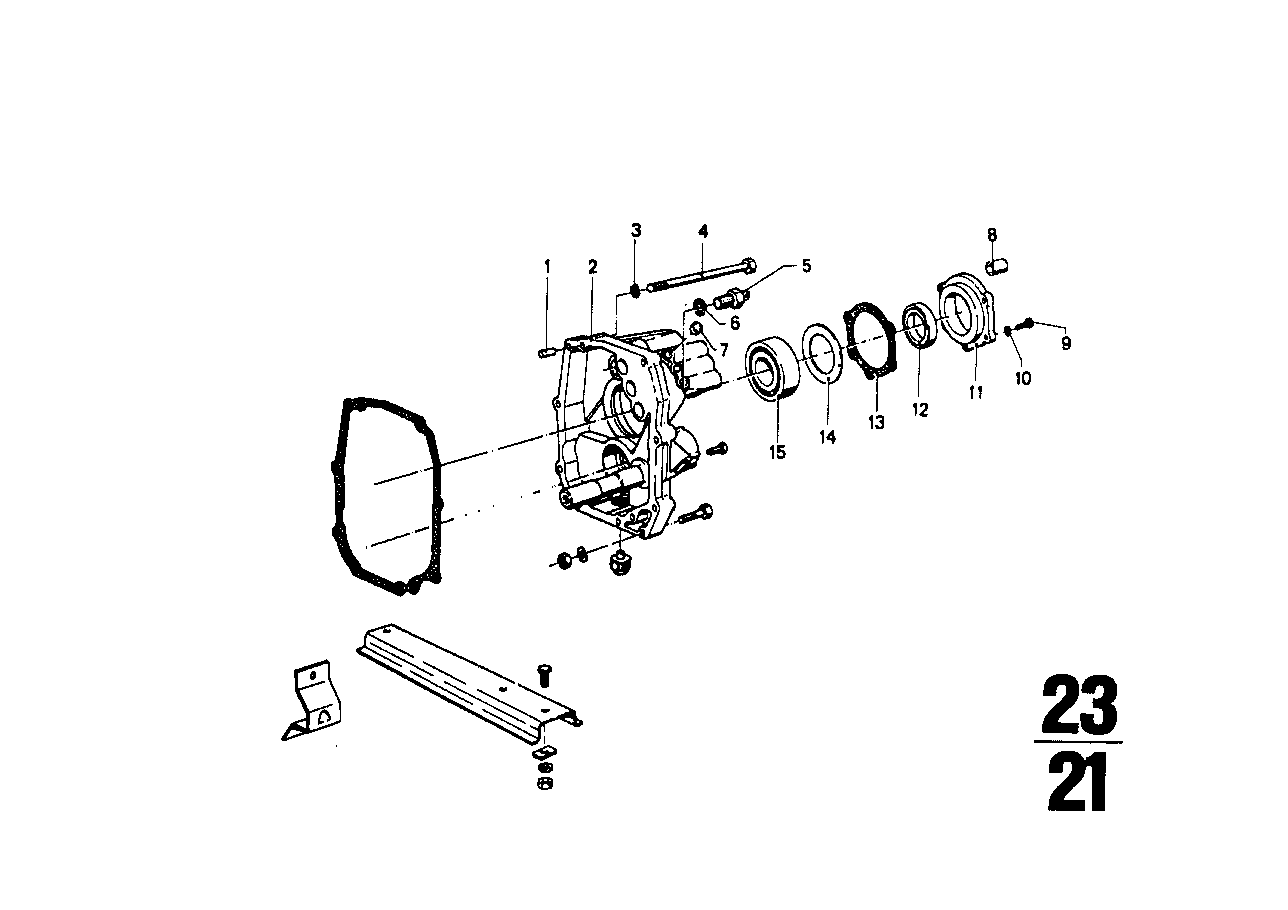 Getrag 235 housing+attaching parts