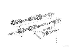 Getrag 235 gear wheel set parts/Rep.kits