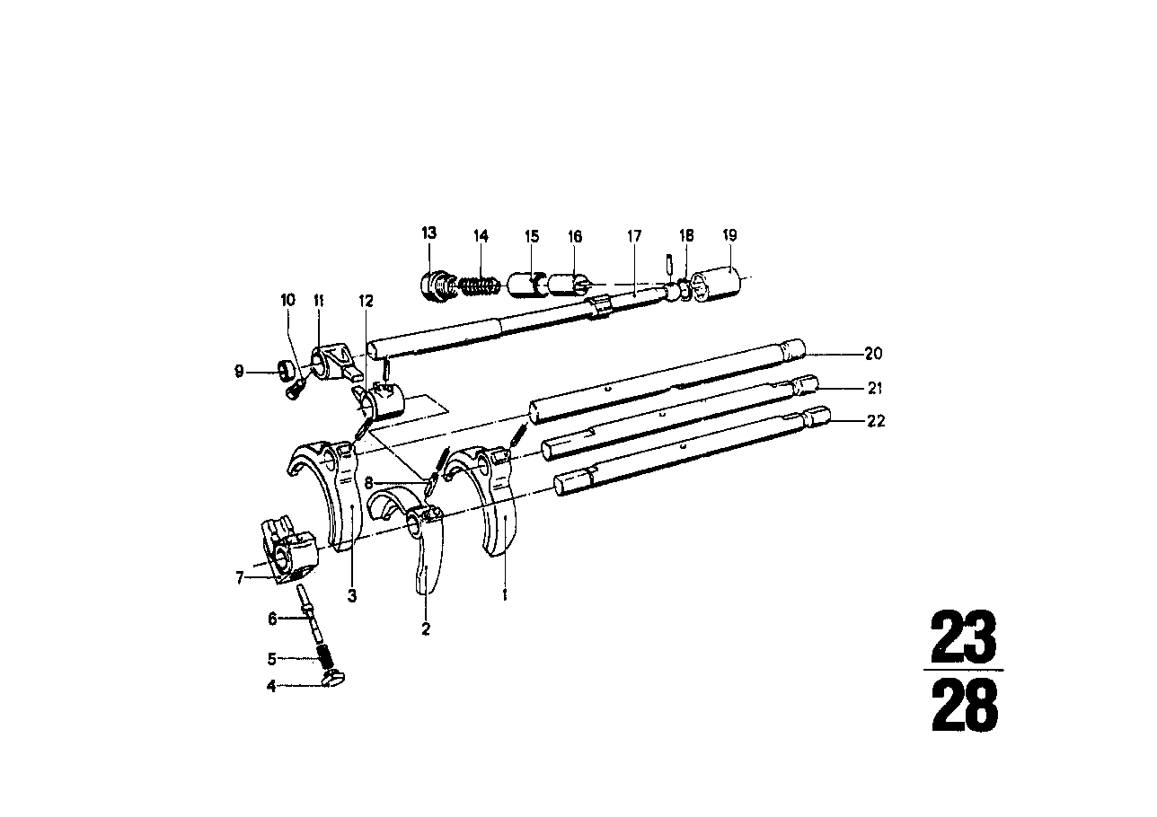 Getrag 235 Εσωτ.εξαρτ.συστ.επιλογ.ταχυτ.