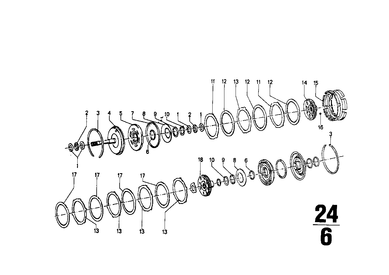 ZF 3HP12 Приводная муфта A/B