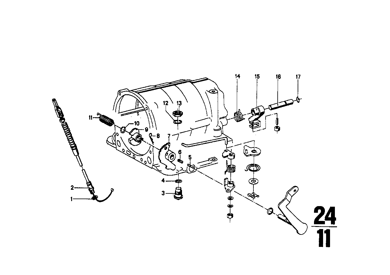 ZF 3hp12 gear shift/parking lock