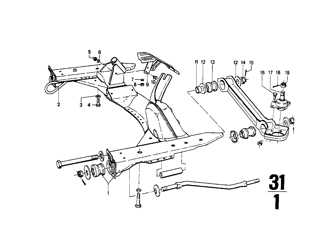 Vorderachsträger