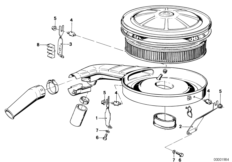 Bracket, intake silencer