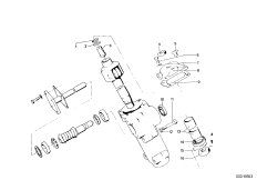 Steering box single components