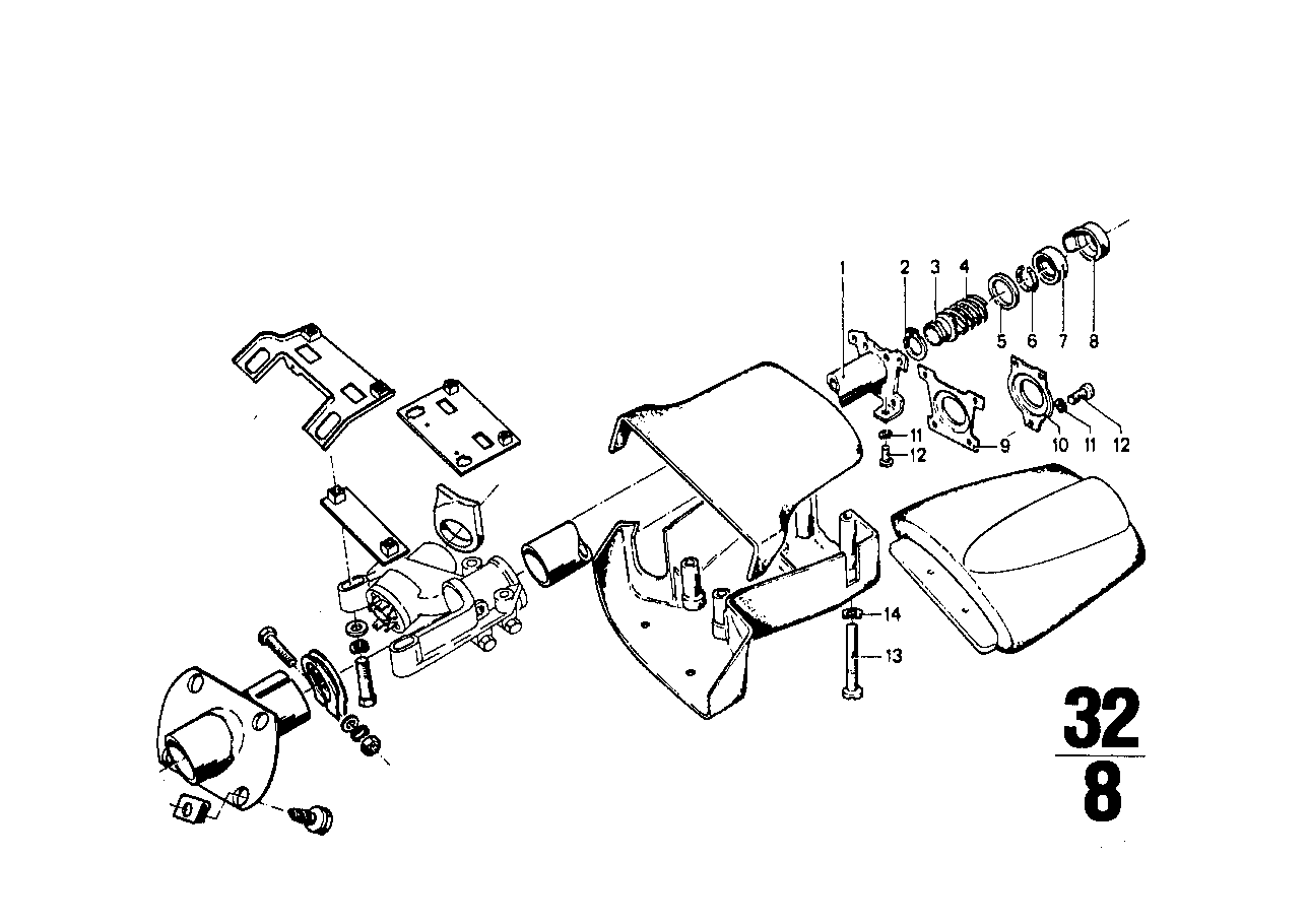 ST コラム トリムパネル/取付部品