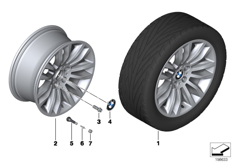 BMW LM velg dubbelspaak 321