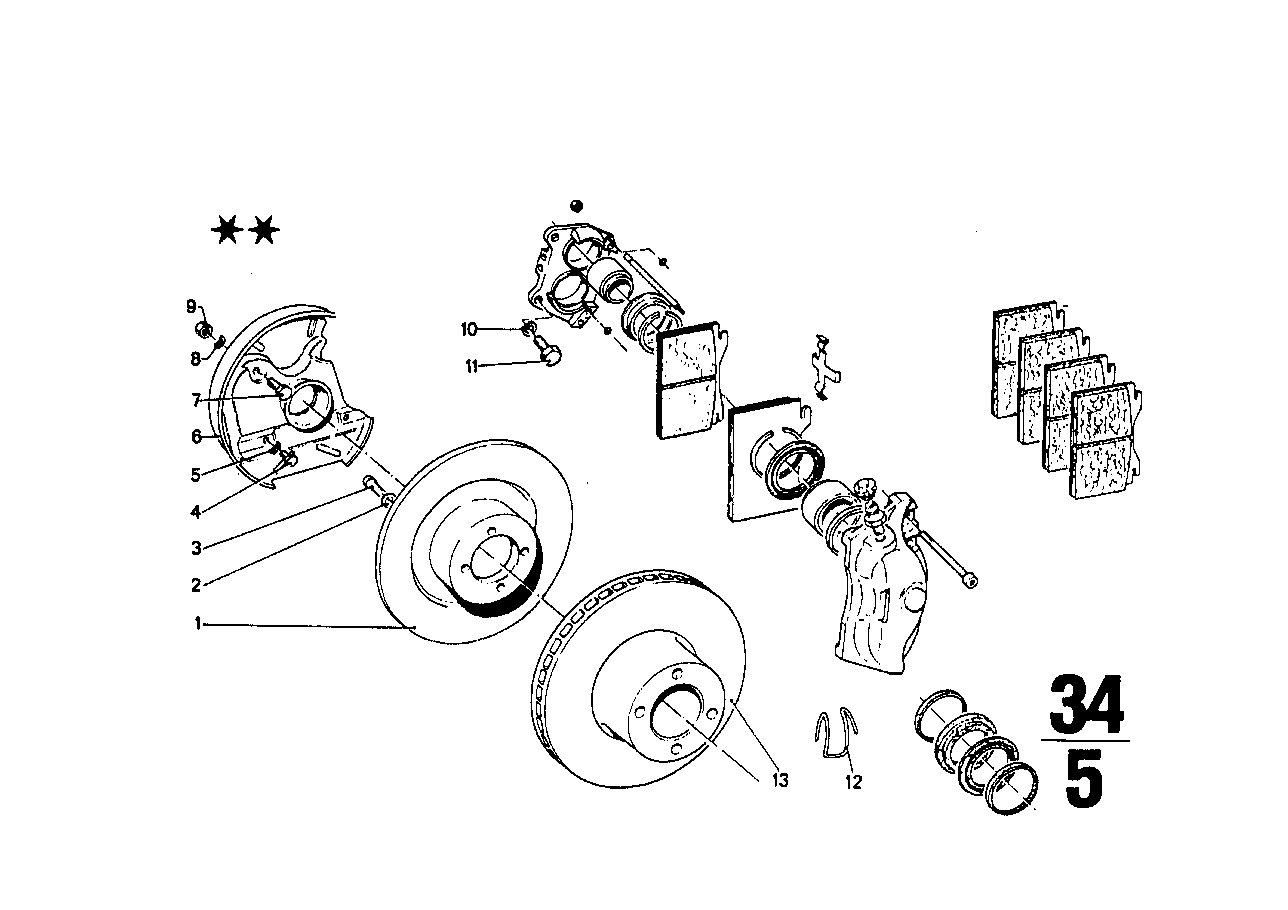 Remschijf/zadel/aanbouwdelen/voor