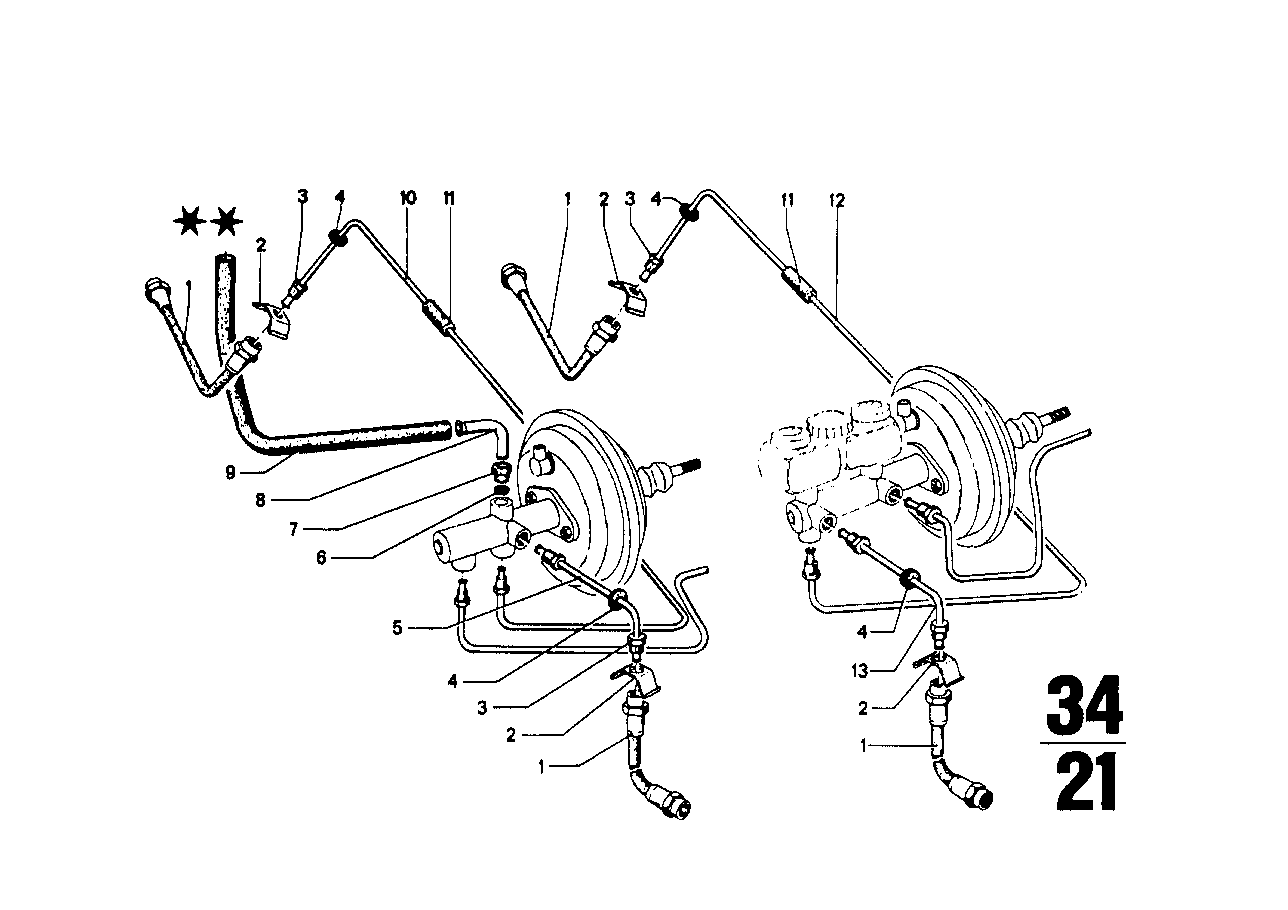 Tuberia de freno delant./tras./sujecion