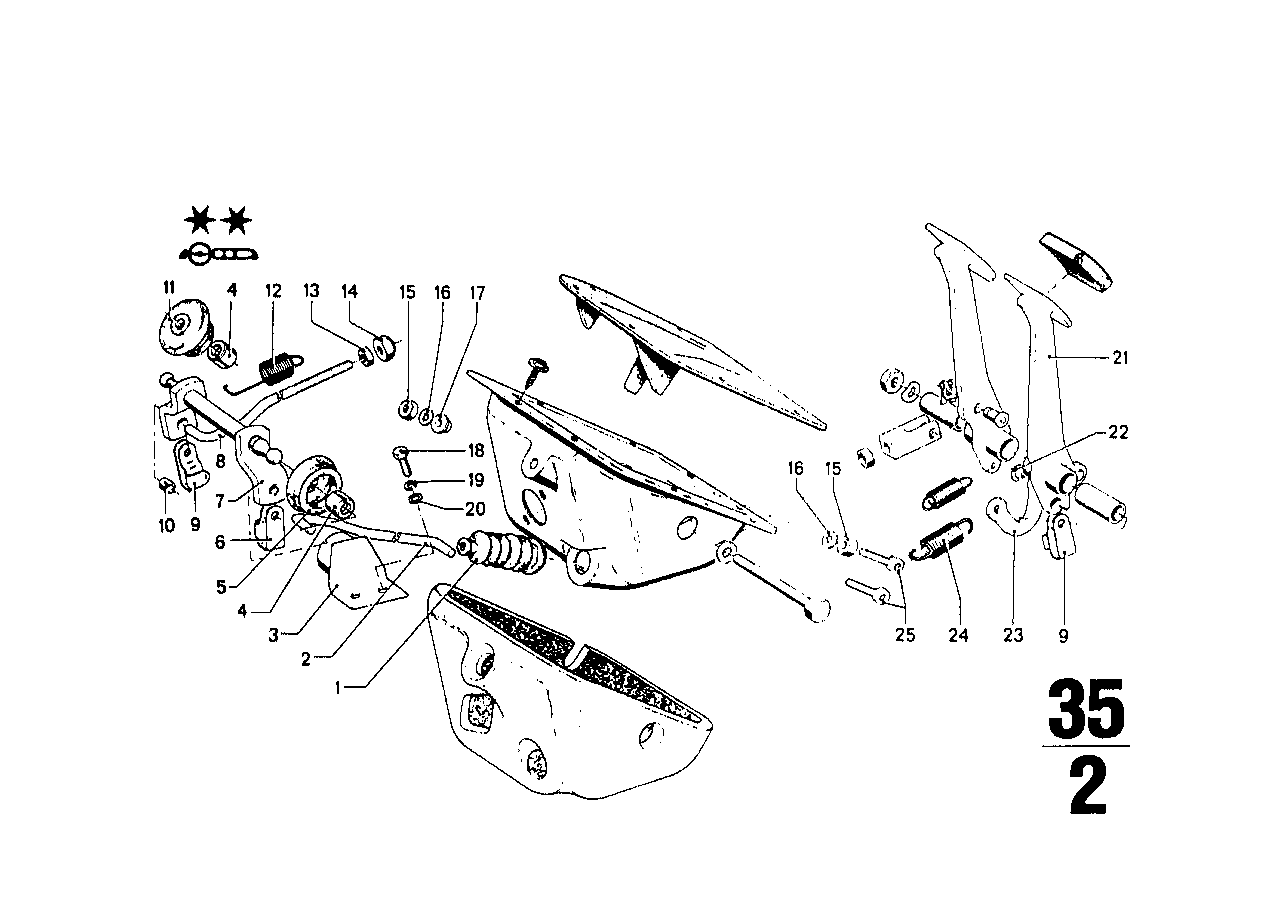 Pedale-soporte/pedal embrague