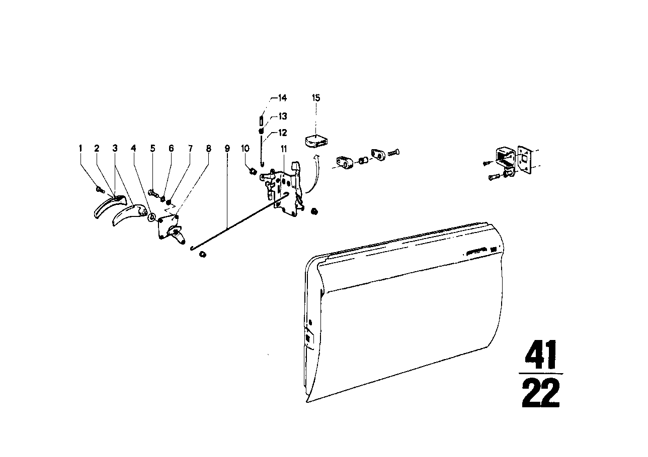 Kapı kumandası/Kapı kilidi, Ön