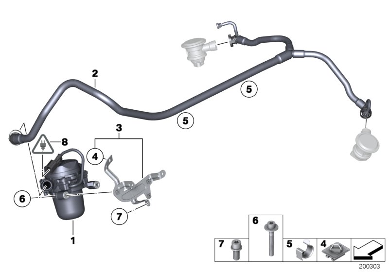 Emission control-air pump