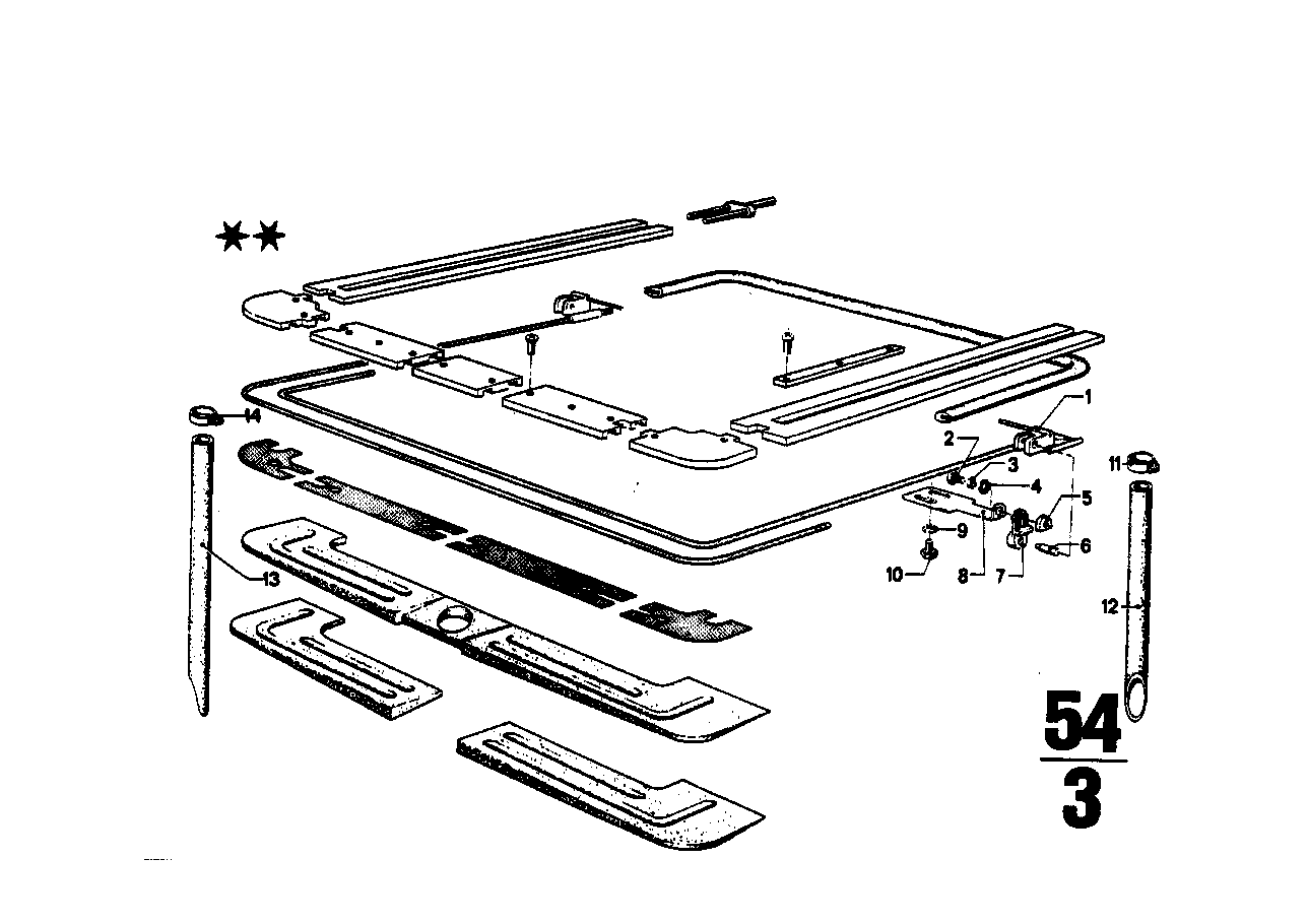 Sliding roof