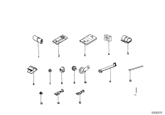 Various plug terminals/cable grommet