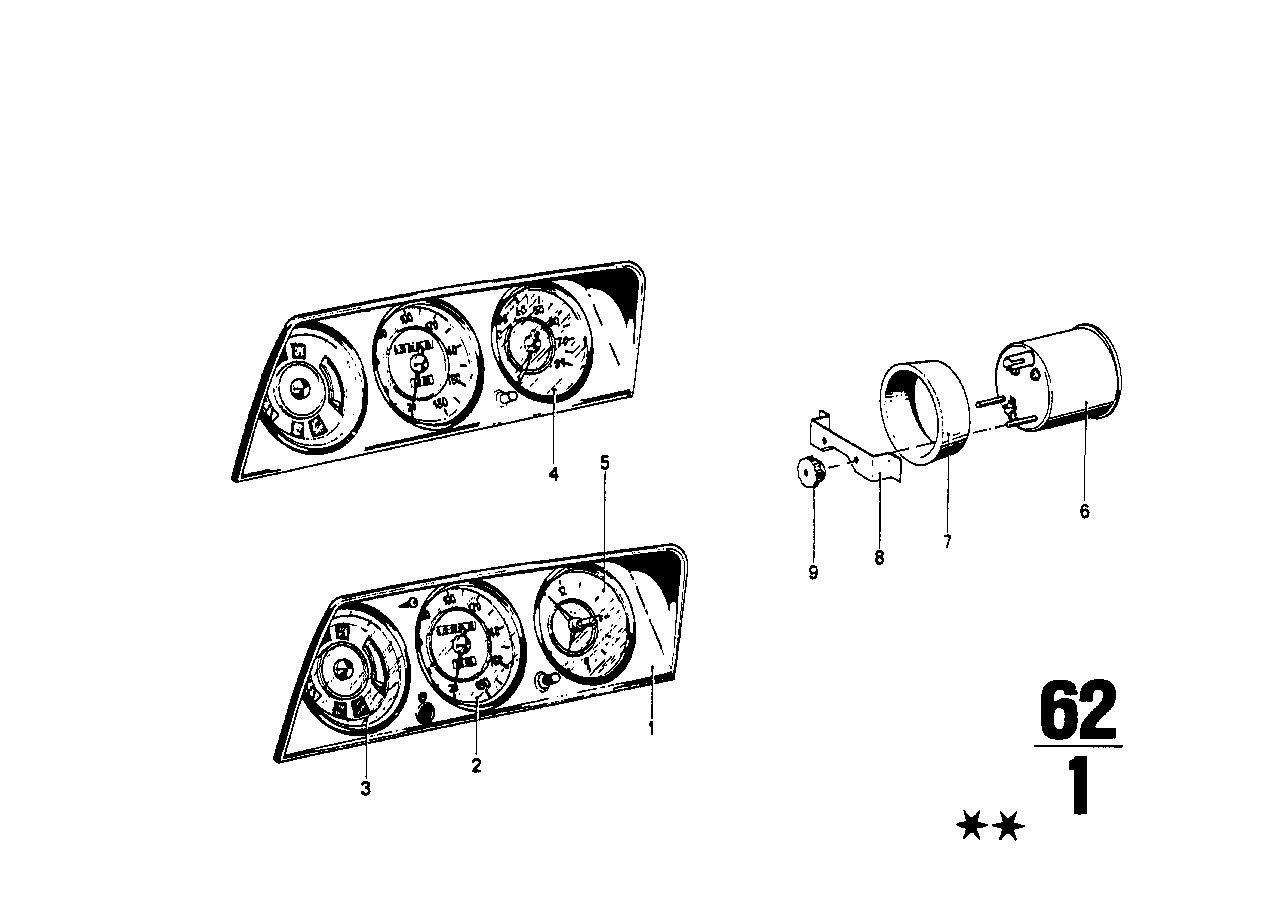 Göstergeler/Montaj parçaları