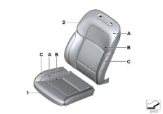 Ind. potah komfortní sedadlo kůže