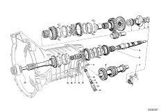 Getrag 242 drevsats, detaljer