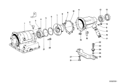 ZF 3HP12 součásti skříně/olejová vana