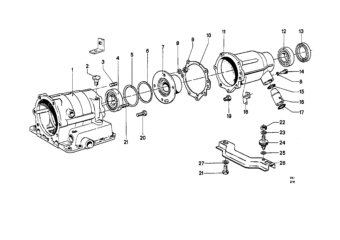 ZF 3hp12 huisdeel/oliecarter