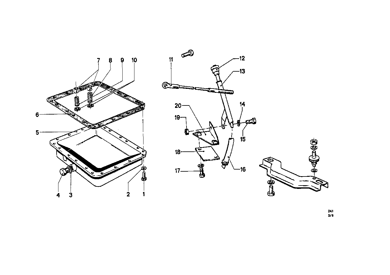 ZF 3hp12 huisdeel/oliecarter