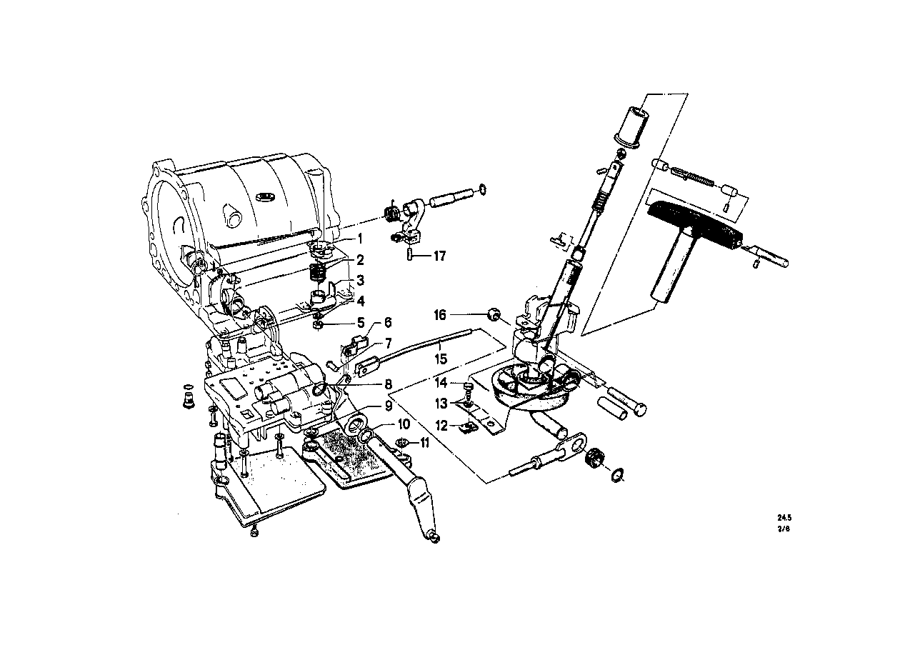 ZF 3hp12 cambio/bloccaggio stazion.